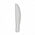Plastic Cutlery, Mediumweight Knife, White, 1,000/Carton (PKM21)