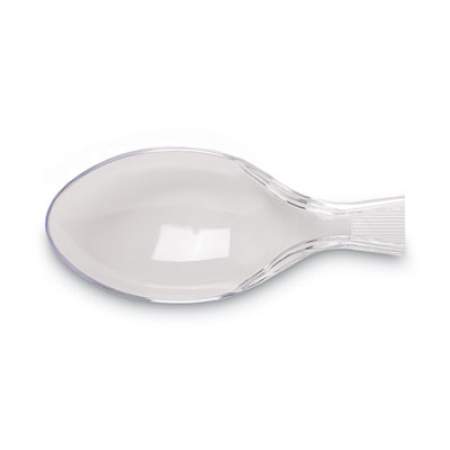 Dixie Plastic Cutlery, Heavyweight Teaspoon, Crystal Clear, 6", 1,000/Carton (TH017)
