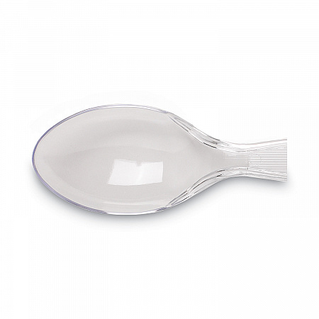 Plastic Cutlery, Heavyweight Spoon, Crystal Clear, 1,000/Carton (TH017)