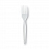 Plastic Cutlery, Heavy Mediumweight Fork, White, 1,000/Carton (FM217)