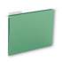Smead Color Hanging Folders with 1/3 Cut Tabs, Letter Size, 1/3-Cut Tab, Green, 25/Box (64022)