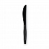 Plastic Cutlery, Heavy Mediumweight Knife, Black, 1,000/Carton (KM517)