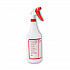 General Purpose Plastic Bottle with Trigger Spray, 32 oz, Clear/Red, 3/Pack (03010)