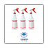 General Purpose Plastic Bottle with Trigger Spray, 32 oz, Clear/Red, 3/Pack (03010)