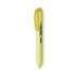BIC Brite Liner Retractable Highlighter, Fluorescent Yellow Ink, Chisel Tip, Yellow/Black Barrel, Dozen (BLR11YW)