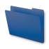 Smead Expanding Recycled Heavy Pressboard Folders, 1/3-Cut Tabs, 1" Expansion, Letter Size, Dark Blue, 25/Box (21541)