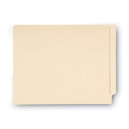Smead 100% Recycled Manila End Tab Folders, Straight Tab, Letter Size, 100/Box (24160)