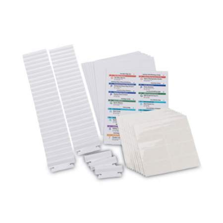 Smead Viewables Hanging Folder Tab and Label Bulk Pack Refill, 1/3-Cut Tabs, Assorted Colors, 3.5" Wide, 100/Box (64910)