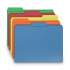 Smead Interior File Folders, 1/3-Cut Tabs, Letter Size, Assorted, 100/Box (10229)