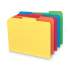 Smead Interior File Folders, 1/3-Cut Tabs, Letter Size, Assorted, 100/Box (10229)