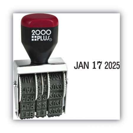 COSCO 2000PLUS Traditional Date Stamp, Six Years, 1.38" x 0.19" (012731)