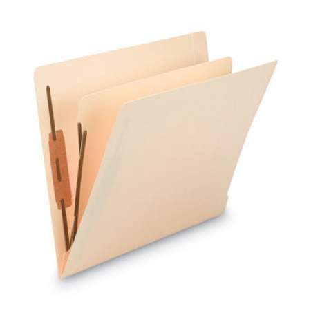 Smead Fastener Folder w/ Divider, 1 Divider, Letter Size, Manila, 50/Box (34220)