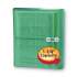 Smead Poly String and Button Interoffice Envelopes, String and Button Closure, 9.75 x 11.63, Transparent Green, 5/Pack (89523)
