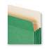 Smead Colored File Pockets, 3.5" Expansion, Letter Size, Green (73226)