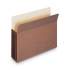 Smead Redrope TUFF Pocket Drop-Front File Pockets w/ Fully Lined Gussets, 3.5" Expansion, Letter Size, Redrope, 10/Box (73380)