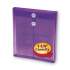 Smead Poly String and Button Interoffice Envelopes, String and Button Closure, 9.75 x 11.63, Transparent Purple, 5/Pack (89544)