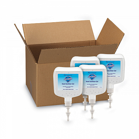 Antibacterial Gel Hand Sanitizer, 1,200 mL Refill, Fragrance-Free, 4/Carton (48842)
