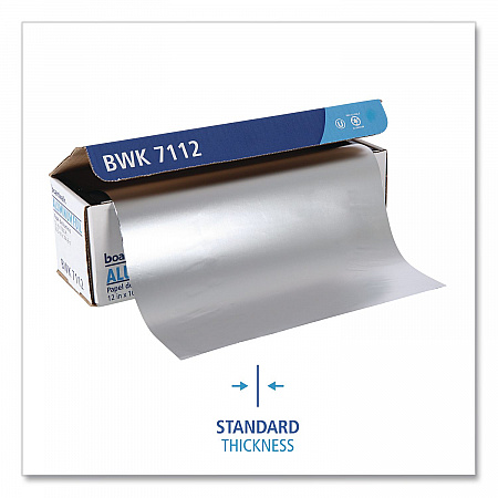 Standard Aluminum Foil Roll, 63 Gauge, 12