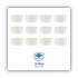 Boardwalk JRT Bath Tissue, Jumbo, Septic Safe, 2-Ply, White, 3.5" x 1000 ft, 12 Rolls/Carton (6100B)