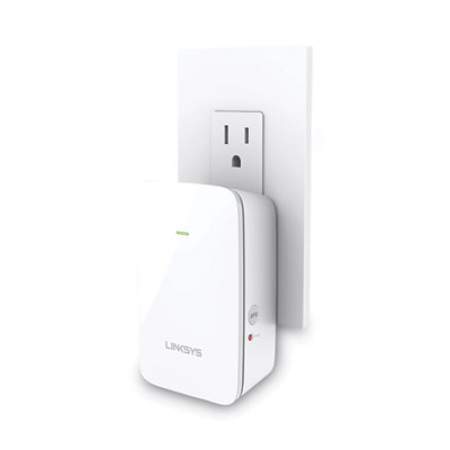 LINKSYS AC750 Dual-Band Wi-Fi Extender, 2.4 GHz/5 GHz (RE6250)