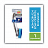 Advanced Soap Control Non-Scratch Dishwand, 4 x 11.25, Blue (451U4)