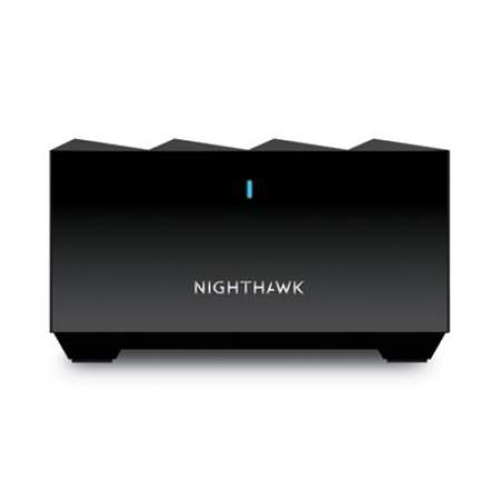 NETGEAR Nighthawk AX1800 Dual-Band Mesh Wi-Fi 6 System, 3 Ports, 2.4 GHz/5 GHz (MK63S100NAS)
