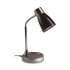 Bostitch Adjustable LED Desk Lamp, 4.5" dia Base, 20" Tall, Chrome/Black (VLED1510)
