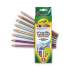 Crayola Metallic Colors Pencil Set, Assorted Metallic Lead/Barrel Colors, 8/Pack (683708)