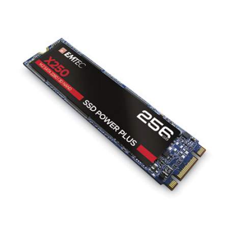 Emtec X250 Power Plus Internal Solid State Drive, 256 GB, SATA III (SSD256GX250)