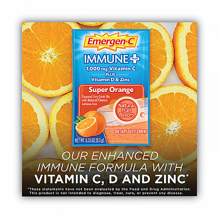 Immune+ Formula, 0.33 oz, Super Orange, 30 Packets (F85898100042)