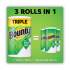 Bounty Select-a-Size Kitchen Roll Paper Towels, 2-Ply, White, 5.9 x 11, 147 Sheets/Roll, 6 Rolls/Pack (67001)