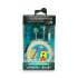 Volkano Space Series KiDS Stereo Earbuds, Animated Rocket and Flying Saucer Theme, Gray/Multicolor (VK1150SPFR)