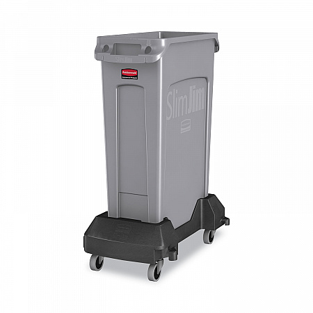 Slim Jim Resin Trainable Dolly, 120 lb Capacity, 23.86 x 14.71 x 8.36, Black (1980602)