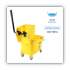 Boardwalk Pro-Pac Side-Squeeze Wringer/Bucket Combo, 8.75gal, Yellow (2635COMBOYEL)