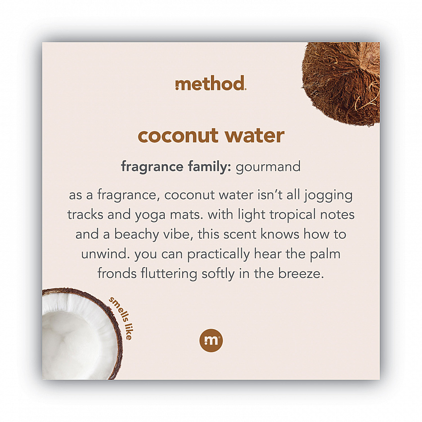 Foaming Hand Wash, Coconut Waters Scent, 10 oz (01854)