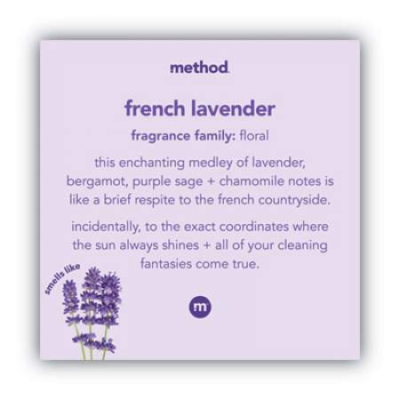 Method Gel Hand Wash, French Lavender, 12 oz Pump Bottle (00031)