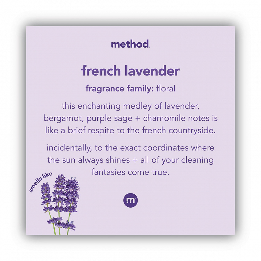 Gel Hand Wash, French Lavender Scent, 12 oz (00031)