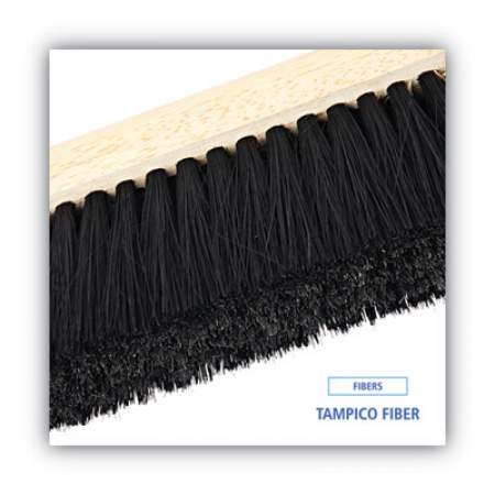 Boardwalk Floor Brush Head, 2.5" Black Tampico Fiber Bristles, 24" Brush (20224)