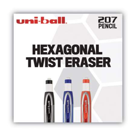 uni-ball 207 Mechanical Pencil, 0.7 mm, HB (#2), Black Lead, Blue Barrel, Dozen (70127)