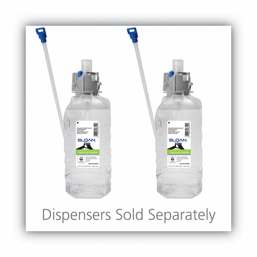 SLOAN Green Certified Foam Hand Cleanser Refill, Fragrance-Free, 1,500 mL, 4/Carton (856504N6300)