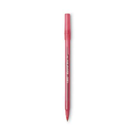 BIC Round Stic Xtra Life Ballpoint Pen Xtra-Value Pack, Stick, Medium 1.2 mm, Assorted Ink Colors, Gray Barrel, 240/Carton (GSM240AST)