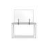 MasterVision Protector Series Glass Aluminum Desktop Divider, 35.4 x 0.16 x 23.6, Clear (GL07019101)