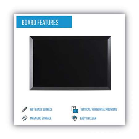 MasterVision Kamashi Wet-Erase Board, 48 x 36, Black Frame (MM14151620)