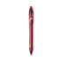 BIC Gel-ocity Quick Dry Gel Pen, Retractable, Fine 0.7 mm, Red Ink, Red Barrel, Dozen (RGLCG11RD)