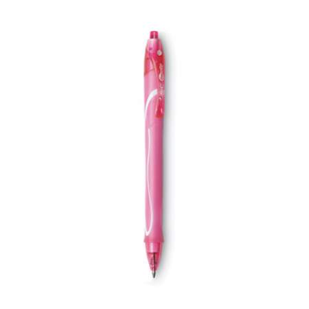 BIC Gel-ocity Quick Dry Gel Pen, Retractable, Fine 0.7 mm, 12 Assorted Ink and Barrel Colors, Dozen (RGLCGA11AST)