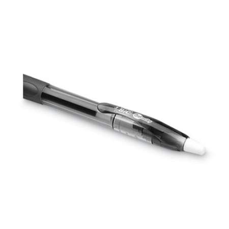 BIC Gel-ocity Gel Pen Value Pack, Retractable, Medium 0.7 mm, Black Ink, Black Barrel, 24/Pack (RLC241BK)