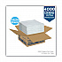 All-Purpose Food Wrap, Dry Wax Paper, 14 x 14, White, 1,000 Sheets/Pack, 4 Packs/Carton (GRC1414)