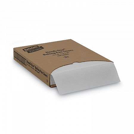 Greaseproof Liftoff Pan Liners, 12.2 x 16.38, White, 1,000/Carton (HS1000)