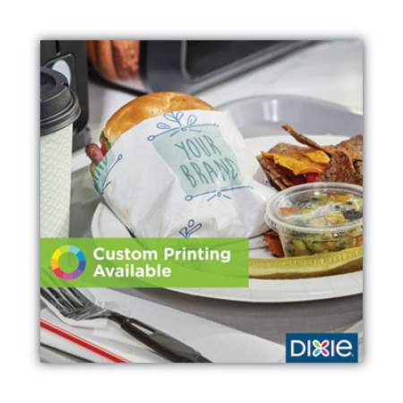Dixie All-Purpose Food Wrap, Dry Wax Paper, 15 x 16, White, 1,000/Carton (GRC1516)
