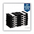 SmartStock Plastic Cutlery Refill, Series-O, Heavyweight Fork, Black, 40/Pack, 24 Packs/Carton (SSPFH51)
